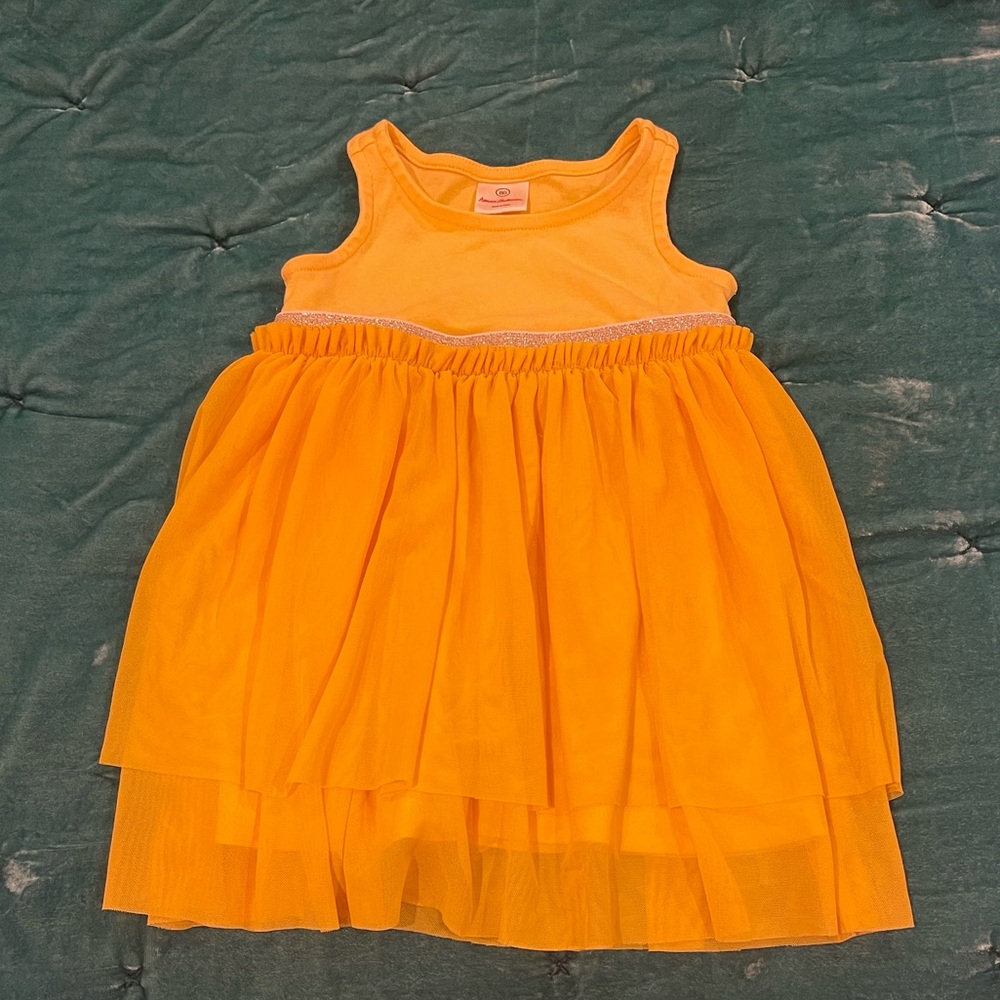 Hanna Andersson Bright Yellow Kids Dress